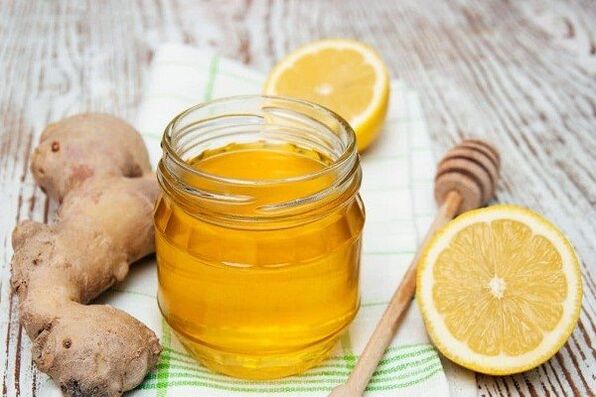 Xenxibre con limón e mel