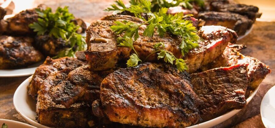 Carne - produto por potencia